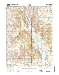 Jamestown NW Kansas Current topographic map, 1:24000 scale, 7.5 X 7.5 Minute, Year 2015