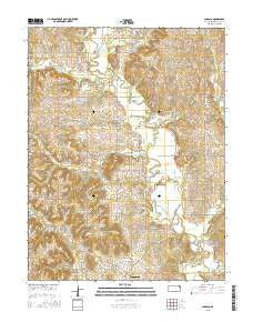 Jarbalo Kansas Current topographic map, 1:24000 scale, 7.5 X 7.5 Minute, Year 2015