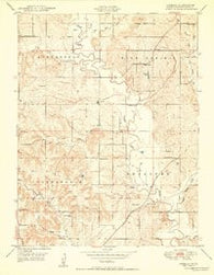 Jarbalo Kansas Historical topographic map, 1:24000 scale, 7.5 X 7.5 Minute, Year 1950