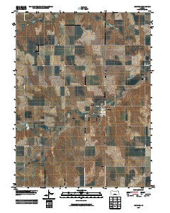 Jennings Kansas Historical topographic map, 1:24000 scale, 7.5 X 7.5 Minute, Year 2009