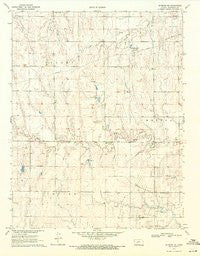 Jetmore NE Kansas Historical topographic map, 1:24000 scale, 7.5 X 7.5 Minute, Year 1970