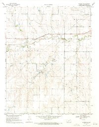 Jetmore SE Kansas Historical topographic map, 1:24000 scale, 7.5 X 7.5 Minute, Year 1970