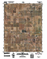 Jetmore NE Kansas Historical topographic map, 1:24000 scale, 7.5 X 7.5 Minute, Year 2009