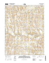 Jetmore NE Kansas Current topographic map, 1:24000 scale, 7.5 X 7.5 Minute, Year 2015