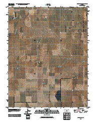Jetmore NW Kansas Historical topographic map, 1:24000 scale, 7.5 X 7.5 Minute, Year 2009