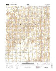 Jetmore NW Kansas Current topographic map, 1:24000 scale, 7.5 X 7.5 Minute, Year 2015