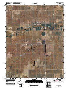 Jetmore SE Kansas Historical topographic map, 1:24000 scale, 7.5 X 7.5 Minute, Year 2009