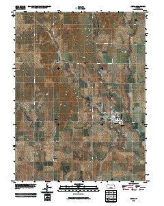 Jewell Kansas Historical topographic map, 1:24000 scale, 7.5 X 7.5 Minute, Year 2009
