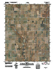 Jewell SE Kansas Historical topographic map, 1:24000 scale, 7.5 X 7.5 Minute, Year 2009