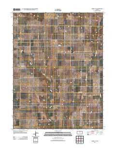 Jewell SE Kansas Historical topographic map, 1:24000 scale, 7.5 X 7.5 Minute, Year 2012