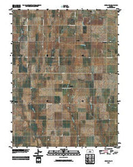 Jewell SW Kansas Historical topographic map, 1:24000 scale, 7.5 X 7.5 Minute, Year 2009