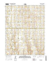 Jewell SW Kansas Current topographic map, 1:24000 scale, 7.5 X 7.5 Minute, Year 2015