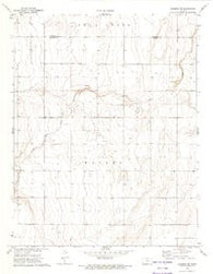 Johnson NW Kansas Historical topographic map, 1:24000 scale, 7.5 X 7.5 Minute, Year 1973