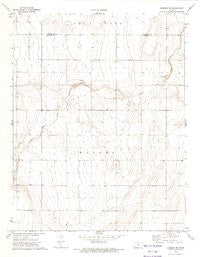 Johnson NW Kansas Historical topographic map, 1:24000 scale, 7.5 X 7.5 Minute, Year 1973