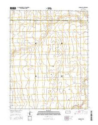 Johnson NE Kansas Current topographic map, 1:24000 scale, 7.5 X 7.5 Minute, Year 2015
