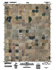 Johnson NW Kansas Historical topographic map, 1:24000 scale, 7.5 X 7.5 Minute, Year 2010