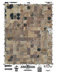 Johnson West Kansas Historical topographic map, 1:24000 scale, 7.5 X 7.5 Minute, Year 2010