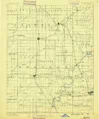 Joplin Missouri Historical topographic map, 1:125000 scale, 30 X 30 Minute, Year 1886