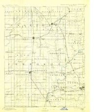 Joplin Missouri Historical topographic map, 1:125000 scale, 30 X 30 Minute, Year 1894