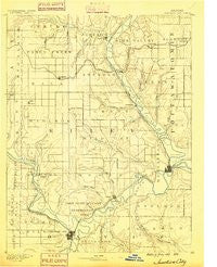 Junction City Kansas Historical topographic map, 1:125000 scale, 30 X 30 Minute, Year 1889