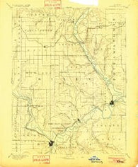 Junction City Kansas Historical topographic map, 1:125000 scale, 30 X 30 Minute, Year 1894