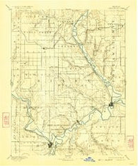Junction City Kansas Historical topographic map, 1:125000 scale, 30 X 30 Minute, Year 1894