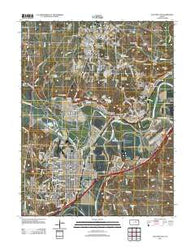 Junction City Kansas Historical topographic map, 1:24000 scale, 7.5 X 7.5 Minute, Year 2012