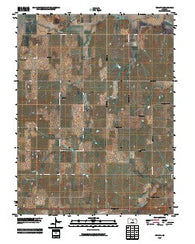 Juniata Kansas Historical topographic map, 1:24000 scale, 7.5 X 7.5 Minute, Year 2009