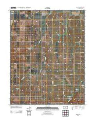 Juniata Kansas Historical topographic map, 1:24000 scale, 7.5 X 7.5 Minute, Year 2012