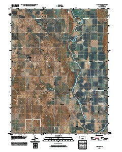 Kackley Kansas Historical topographic map, 1:24000 scale, 7.5 X 7.5 Minute, Year 2009