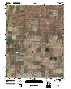 Kalvesta Kansas Historical topographic map, 1:24000 scale, 7.5 X 7.5 Minute, Year 2009