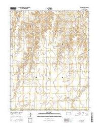 Kalvesta Kansas Current topographic map, 1:24000 scale, 7.5 X 7.5 Minute, Year 2015