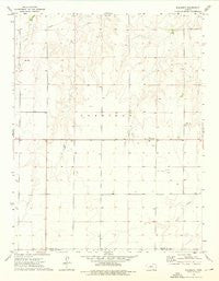 Kalvesta Kansas Historical topographic map, 1:24000 scale, 7.5 X 7.5 Minute, Year 1974