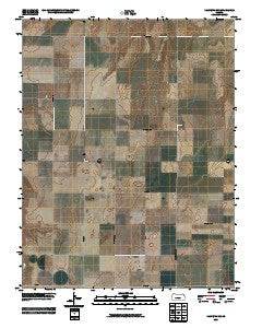 Kalvesta SW Kansas Historical topographic map, 1:24000 scale, 7.5 X 7.5 Minute, Year 2009