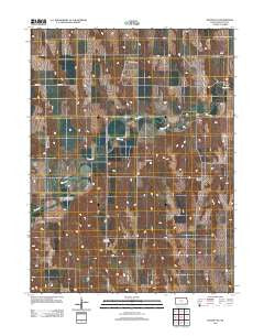 Kanona NE Kansas Historical topographic map, 1:24000 scale, 7.5 X 7.5 Minute, Year 2012