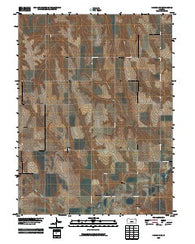 Kanona NW Kansas Historical topographic map, 1:24000 scale, 7.5 X 7.5 Minute, Year 2009