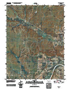 Keats Kansas Historical topographic map, 1:24000 scale, 7.5 X 7.5 Minute, Year 2009