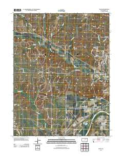 Keats Kansas Historical topographic map, 1:24000 scale, 7.5 X 7.5 Minute, Year 2012