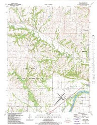 Keats Kansas Historical topographic map, 1:24000 scale, 7.5 X 7.5 Minute, Year 1982