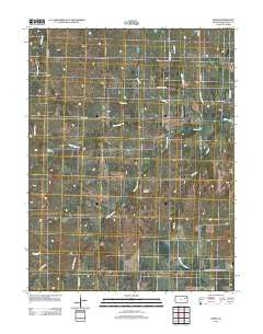 Keene Kansas Historical topographic map, 1:24000 scale, 7.5 X 7.5 Minute, Year 2012