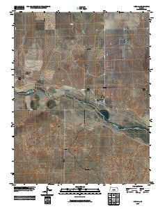 Kendall Kansas Historical topographic map, 1:24000 scale, 7.5 X 7.5 Minute, Year 2010