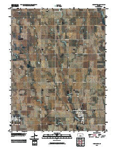 Kensington Kansas Historical topographic map, 1:24000 scale, 7.5 X 7.5 Minute, Year 2009