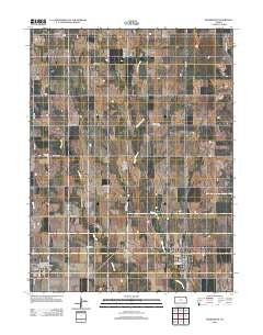 Kensington Kansas Historical topographic map, 1:24000 scale, 7.5 X 7.5 Minute, Year 2012