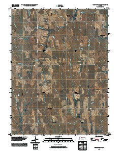 Kensington NW Kansas Historical topographic map, 1:24000 scale, 7.5 X 7.5 Minute, Year 2009