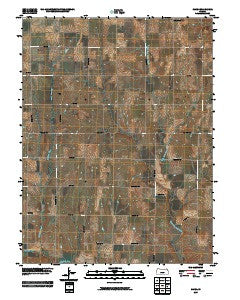 Kimeo Kansas Historical topographic map, 1:24000 scale, 7.5 X 7.5 Minute, Year 2009