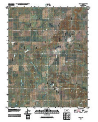 Kincaid Kansas Historical topographic map, 1:24000 scale, 7.5 X 7.5 Minute, Year 2009