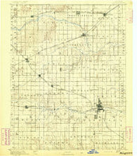 Kingman Kansas Historical topographic map, 1:125000 scale, 30 X 30 Minute, Year 1892