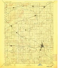 Kingman Kansas Historical topographic map, 1:125000 scale, 30 X 30 Minute, Year 1894
