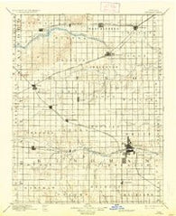 Kingman Kansas Historical topographic map, 1:125000 scale, 30 X 30 Minute, Year 1894