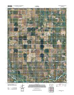 Kingman NW Kansas Historical topographic map, 1:24000 scale, 7.5 X 7.5 Minute, Year 2012
